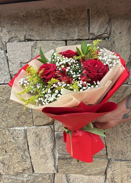 Buquê 5 Rosas
